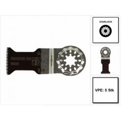 Fein E-Cut Precision Starlock Lame De Scie 5 Pièces. 50 X 35 Mm ( 63502126230 ) HCS-acier -France FEIN Soldes Boutique 12311611 5