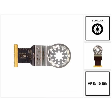 Fein E-Cut Lame De Scie Carbide Pro Starlock BI-Metall, 10 Pièces 35 X 45 Mm ( 63502236240 ) 4 Fein E-Cut Lame De Scie Carbide Pro Starlock BI-Metall, 10 Pièces 35 X 45 Mm ( 63502236240 ) – Image 4