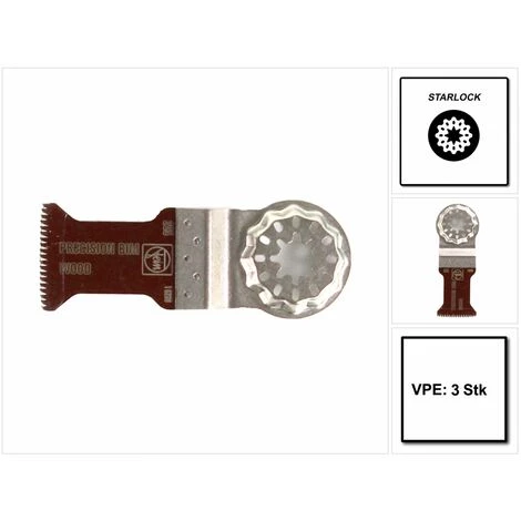 FEIN E-Cut Precision Starlock Lame De Scie 3 Pièces. 50 X 35 Mm ( 63502205220 ) BI-métal 5 FEIN E-Cut Precision Starlock Lame De Scie 3 Pièces. 50 X 35 Mm ( 63502205220 ) BI-métal – Image 5