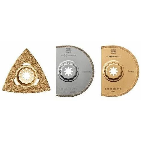 Set D'Accessoire Best Of Tileworking FEIN, 3 Accessoires, Starlock Plus 1 Set D'Accessoire Best Of Tileworking FEIN, 3 Accessoires, Starlock Plus