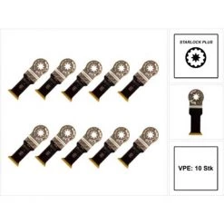 Fein E-Cut CarbidePro Lame De Scie Plongeante StarlockPlus 60x32mm - 10 Pièces ( 63502237240 )