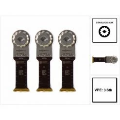 Fein E-Cut Carbide Pro Starlock Max Lames De Scie 75x32 Mm BIM-TIN, 3 Pcs. ( 63502238220 ) -France FEIN Soldes Boutique 29498398 5