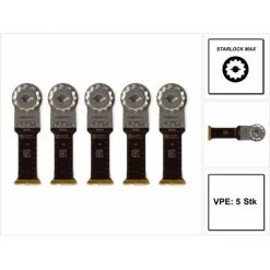 Fein E-Cut Carbide Pro Starlock Max Lames De Scie 75x32 Mm, BIM-TIN ( 63502238230 ), 5 Pcs. -France FEIN Soldes Boutique 33047845 5