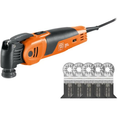 Pack FEIN Pack FEIN Machine Oscillante - Plus Start - 450 W - MM 700 - 72296862000 - Lot De 5 Lames De Scie - E-Cut Long-life BIM Starlock 50x50mm - 63502221250 1 Pack FEIN Pack FEIN Machine Oscillante - Plus Start - 450 W - MM 700 - 72296862000 - Lot De 5 Lames De Scie - E-Cut Long-life BIM Starlock 50x50mm - 63502221250