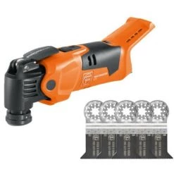 Pack FEIN Machine Oscillante - Plus Select - 18V - AMM 500 - 72296862000 - Lot De 5 Lames De Scie - E-Cut Long-life BIM Starlock 50x50mm - 63502221250 - Sans Batterie Ni Chargeur