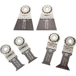 Kit Lames De Scie FEIN 6 Pieces Best Of E-Cut Starlock-Plus Bois Et Metal