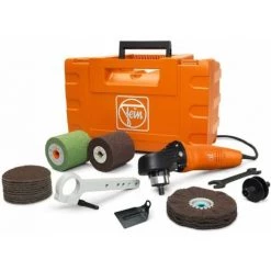 FEIN Angle Polisseuse WPO 14-25 E Démarrer Set En Acier Inoxydable