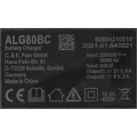 FEIN ALG 80 BC Chargeur 12V - 18V - Connectivité Bluetooth (92604210010) 3 FEIN ALG 80 BC Chargeur 12V - 18V - Connectivité Bluetooth (92604210010) – Image 3