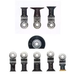 FEIN MultiMaster MM 300 PLUS START Machine Oscillante Sans Fil Starlock Plus 250 W + Coffret + Set D'accessoires, 6 Pcs.