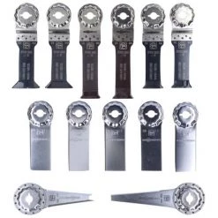 FEIN Best Of E-Cut Starlock Max Wood & Metal Lame De Scie (35222967050) + Profi Set Starlock Max Lame De Scie Pour La Rénovation Des Joints (35222967130)
