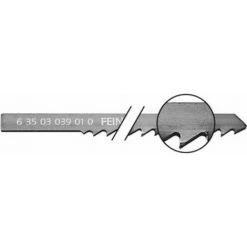 Fein Lames Droites 88 Mm, Espacement Des Dents 4,0 Mm, Qualité HSS - 63503039010