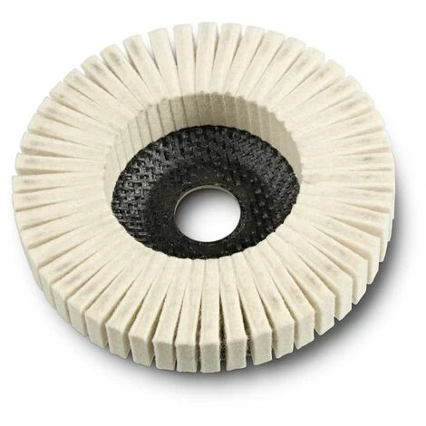 Fein Disque à Lamelles En Feutre Ø 125 Mm, Modèle Moyen - 63723038010 1 Fein Disque à Lamelles En Feutre Ø 125 Mm, Modèle Moyen - 63723038010